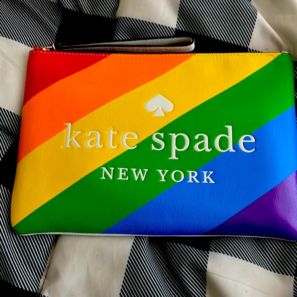 Kate spade Bogo pride collection large wristlet and card holders